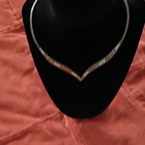 Elegant Gold and Silver Women's Necklace